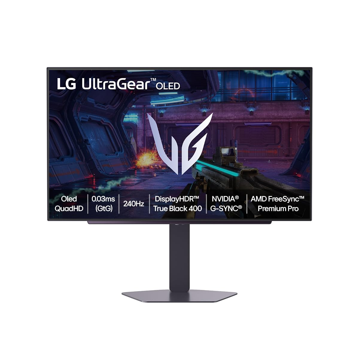 LG UltraGear 27GX704A-B 26.5型 有機ELモニター LG UltraGear Monitor Gamer OLED 27